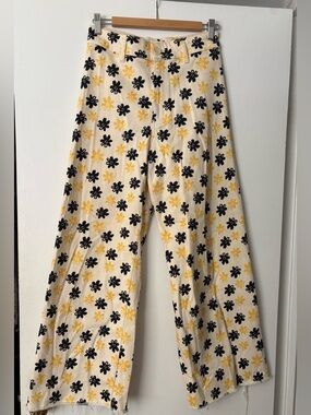 Floral Wide Leg Jeans